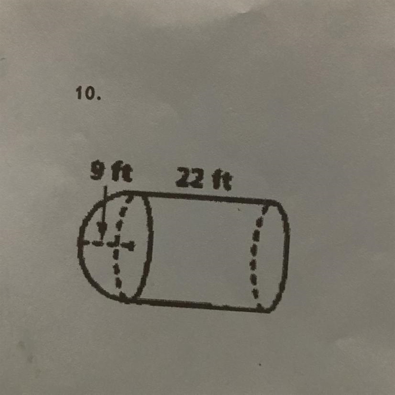 Find the volume of the composite solid (STEP BY STEP PLEASE) 15 POINTS-example-1