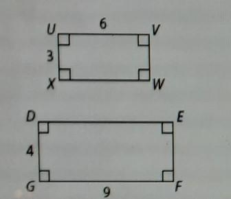 Determine whether each pair of polygons is similar. OPTIONSSimilar, sides are proportional-example-1