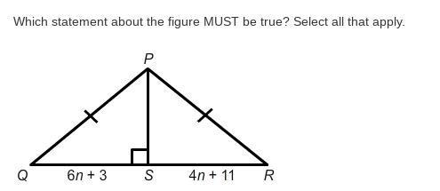 Which statement about the figure MUST be true?-example-1