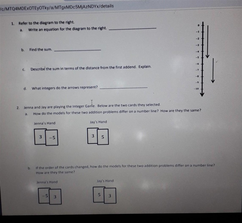 Refer to the diagram to the right.(a)Write an equation for the diagram to the right-example-1