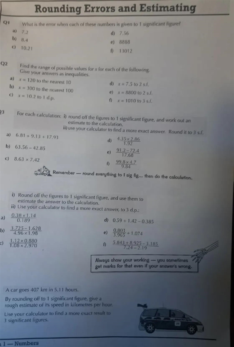 What is the error when cach of these numbers is given to 1 significant figure 8.4-example-1