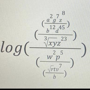 Please simplify this log I really really need the answer asap-example-1