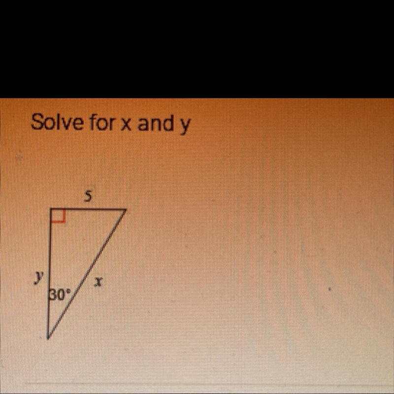 How would I solve for X and Y?-example-1