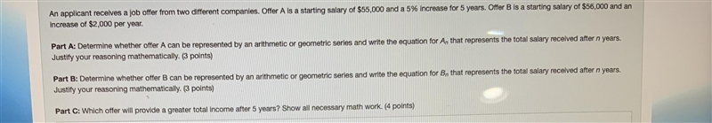 Hello! Need some help on this question with parts a,b, and c. The rubric is linked-example-2