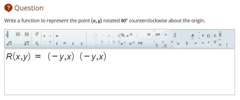 Write a function to represent the sequence of transformations applied to the point-example-1