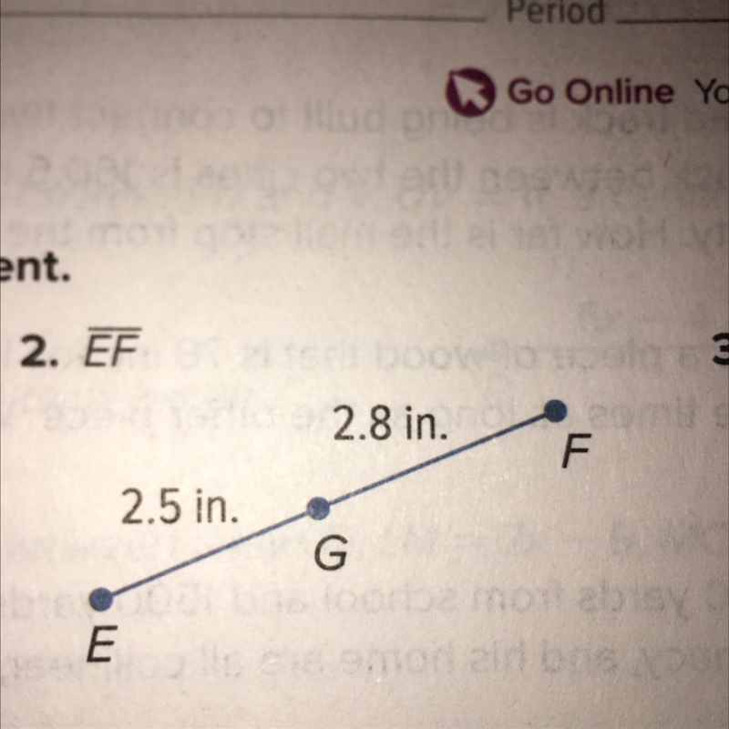 Find the measure of segment EF-example-1