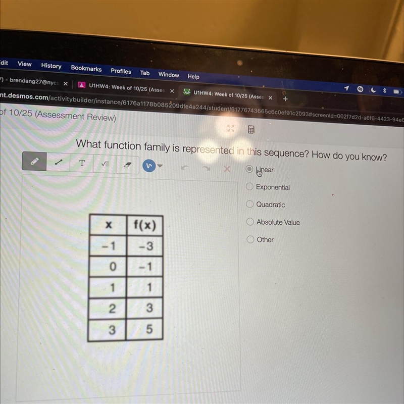 How do I know how which function family is represented in a sequence. I know how to-example-1