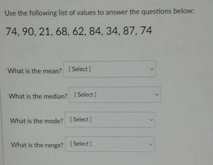 what is the mean? 66, 594, 69, or 74what is the median? 74, 66, 69, or 75what is the-example-1