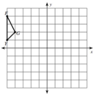 The image below has the following translation: (x, y) → (x +4, y - 1) Determine the-example-1