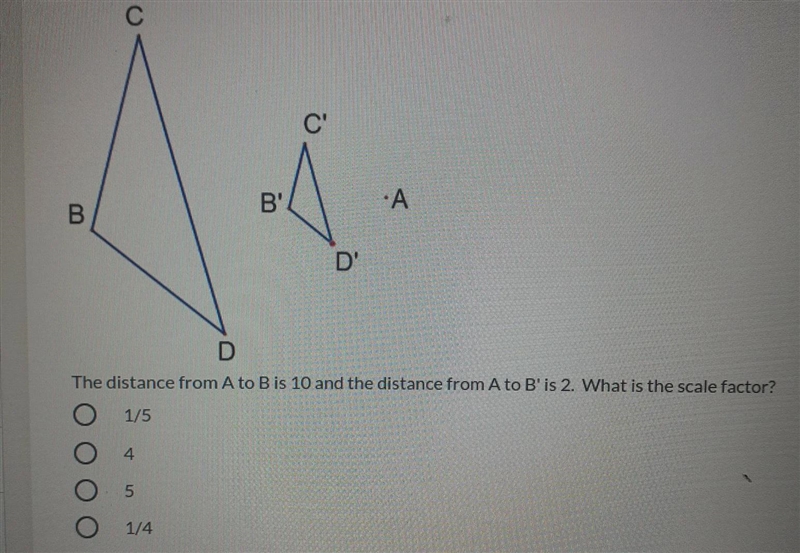 с C' B' A B D' D The distance from A to B is 10 and the distance from A to B'is 2. What-example-1