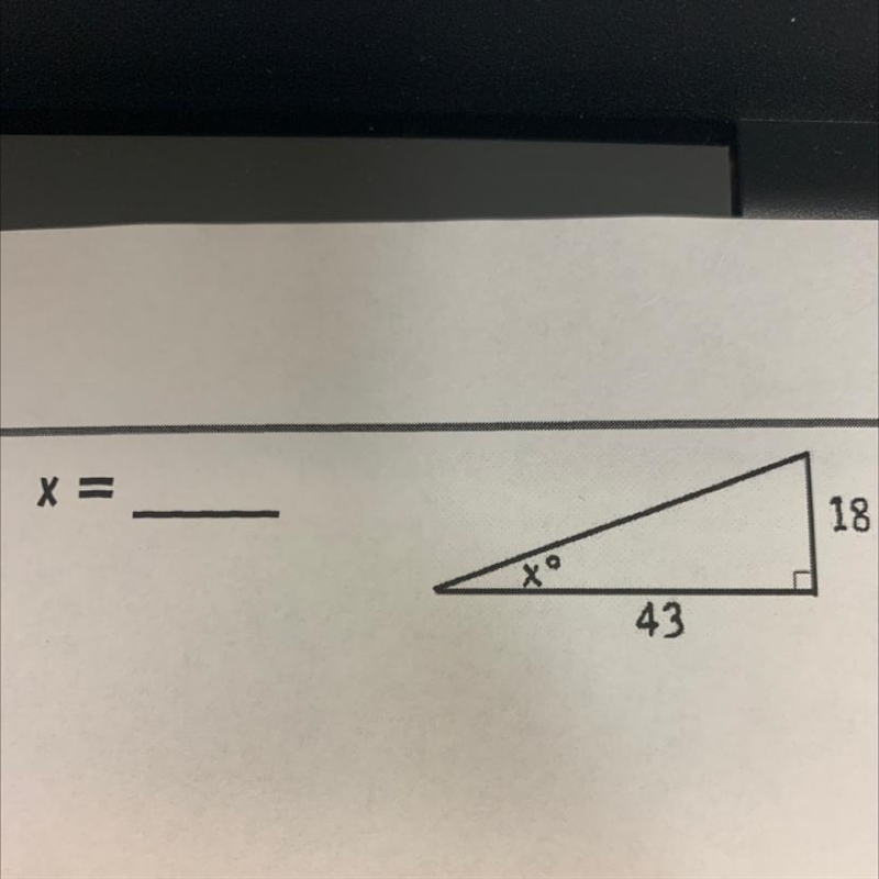 Solve for x. round all answers to the nearest tenth-example-1