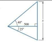 How do I find the length of x to the nearest whole unit from the image?-example-1