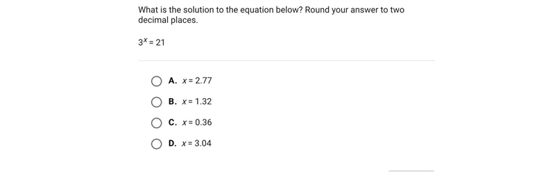 What is the solution to the equation below? Round your answer to two decimal places-example-1