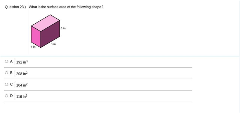 What is the surface area for the following shape?-example-1