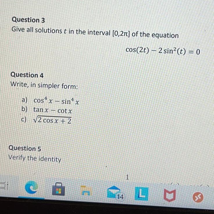 Hello, can you please help me solve question 3 !!-example-1