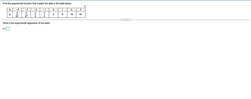 Find the exponential function that models the data in the table below.-example-1