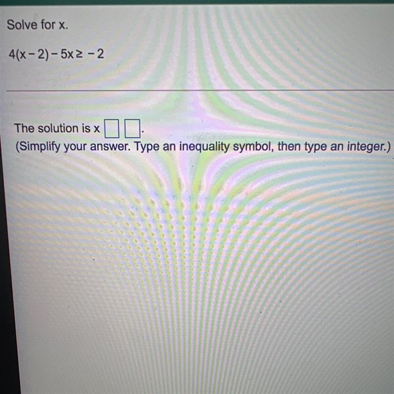 Solve for X. The solution is X _ _-example-1