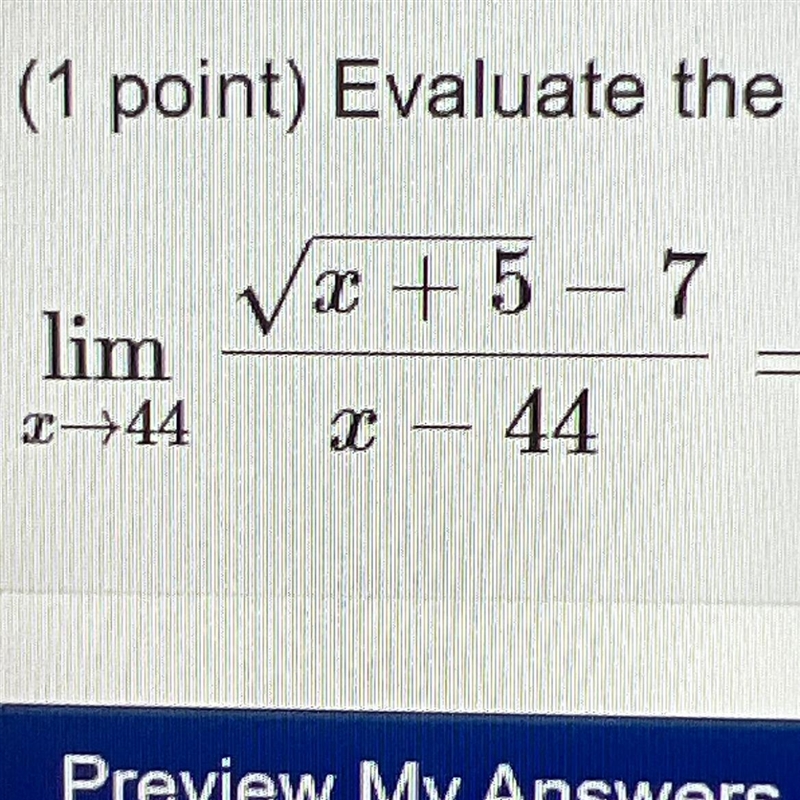 Lim T-44 √x+5-7 x - 44-example-1