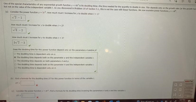 See attached pic for problem. Only need help with question C-example-1