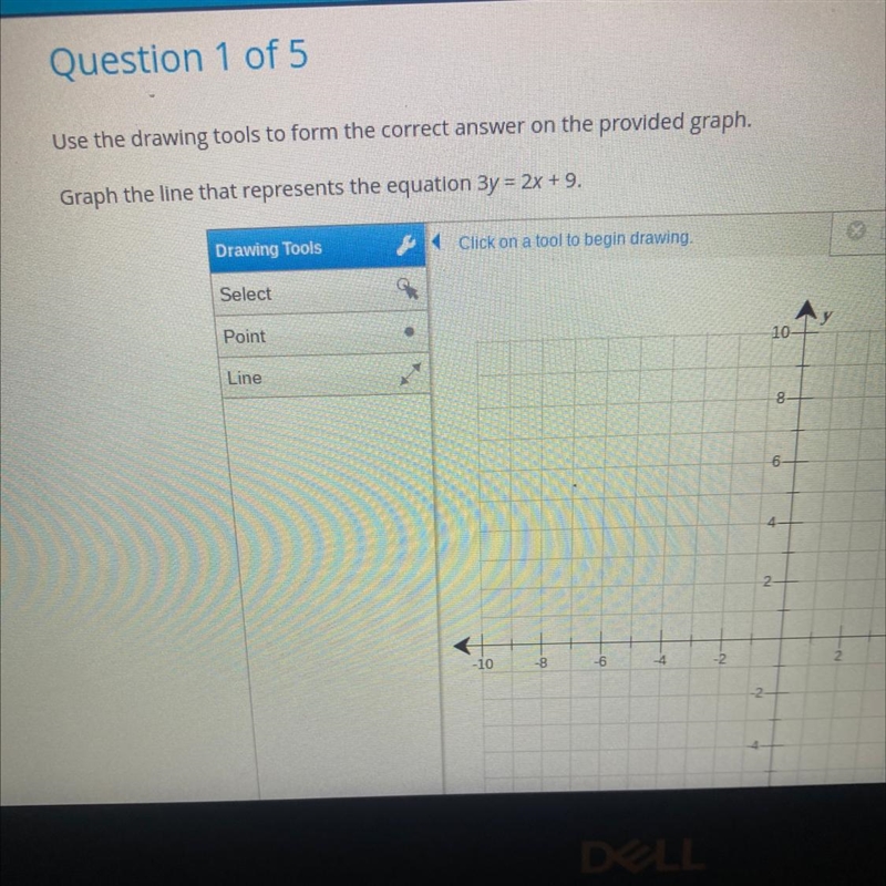 Use the drawing tools to form the correct answer on the provided graph. Graph the-example-1