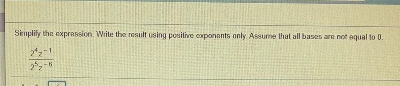 Simplify the expression. Write the result using positive exponents only. Assume that-example-1