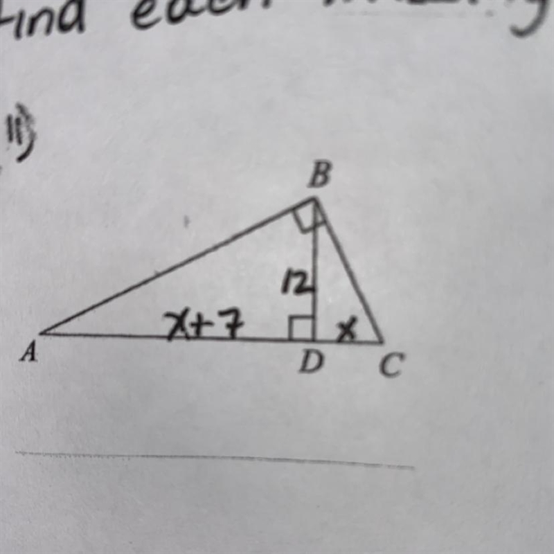 FIND THE MISSING LENGTH.-example-1