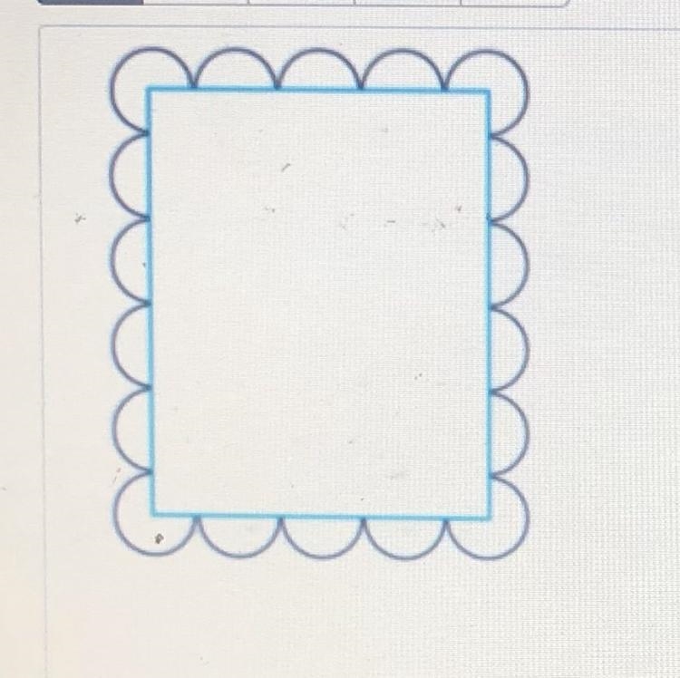 Kiran bent some wire around a rectangle to make a picture frame.the rectangle is 8 inches-example-1