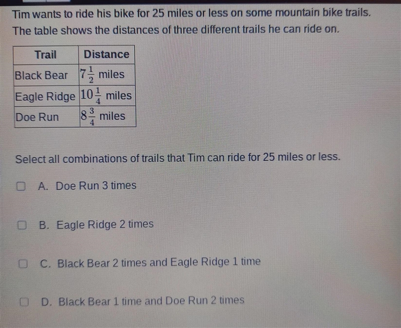 Hello I need help with this practice problem I don't know how to convert it to miles-example-1