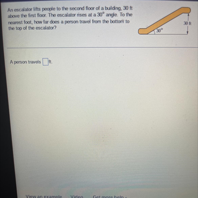 how far does a person travel in ft? this word problem is a little confusing but i-example-1