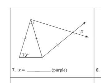 Isosceles- i need help with this 2 problems-example-1