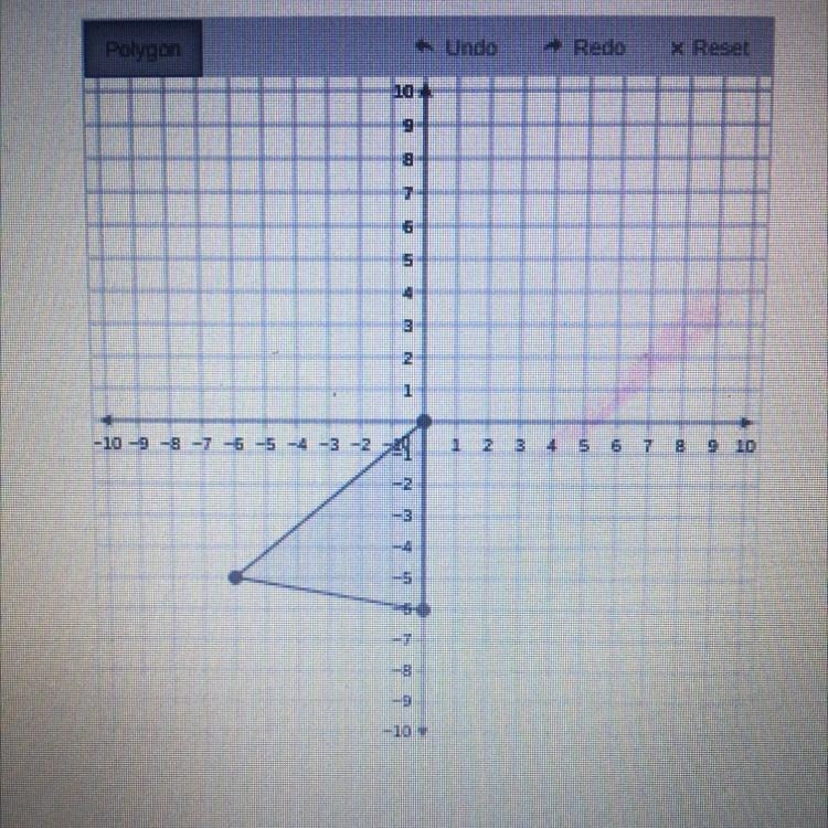 the triangle will be rotated 270 degrees counter clockwise about the origin click-example-1