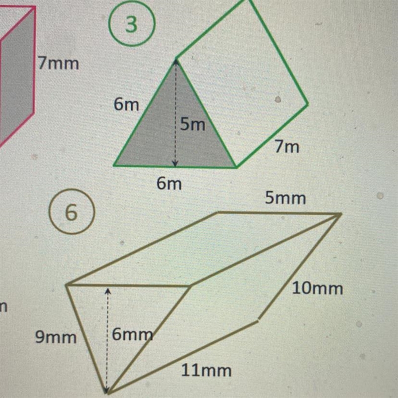 What is the volume of question 6-example-1