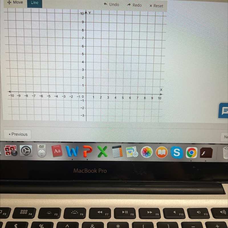 Draw the graph of the line that is perpendicular to Y= 4X +1 and goes through the-example-1