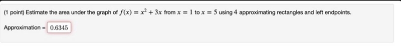 Estimate the area under the curve. Answer to the nearest integer.-example-1