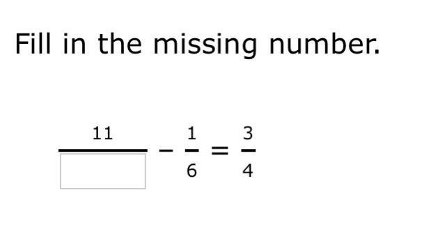 Fill in the missing number.-example-1