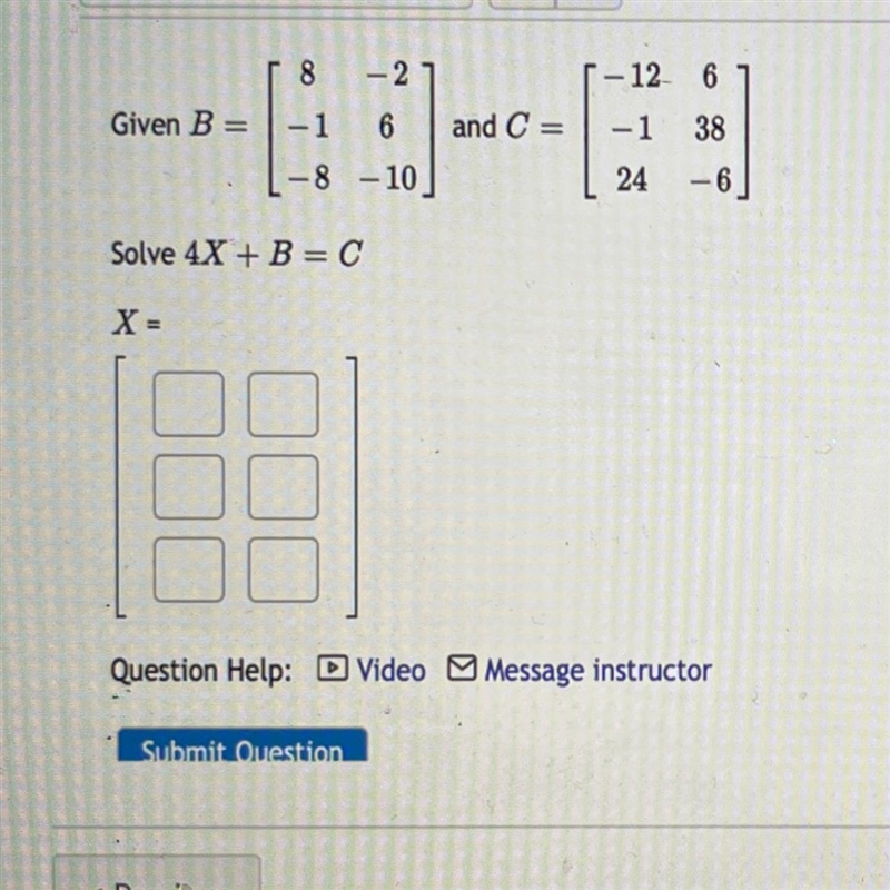 B form. Given the system of equations below, write the system in AX - 112 - 13y = - 62 72 - 3y-example-1