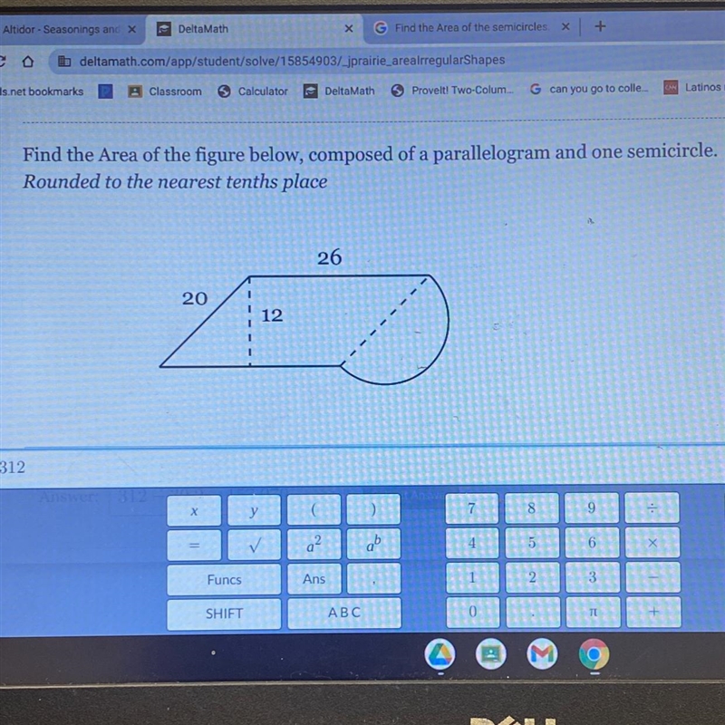 Geometry question, I want to know how to find the area.-example-1