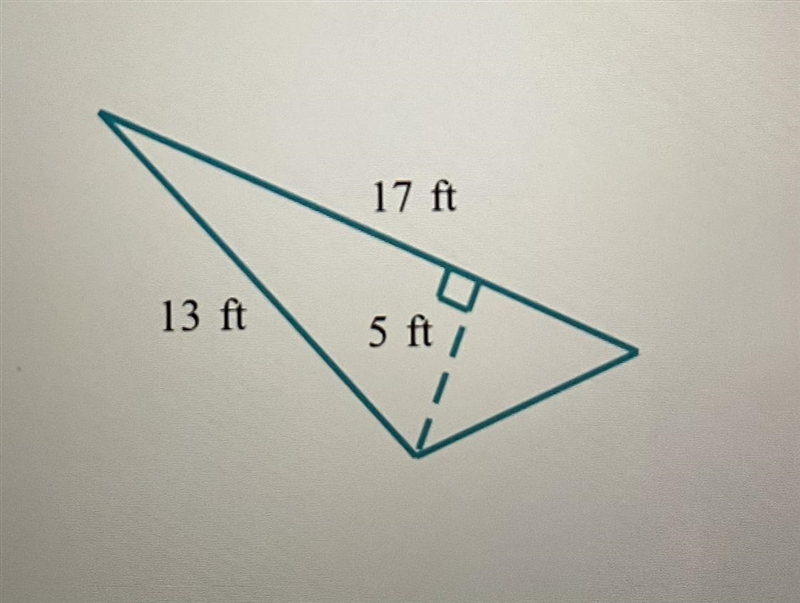 Find the area of the triangle below. Be sure to include the correct unit in your answer-example-1