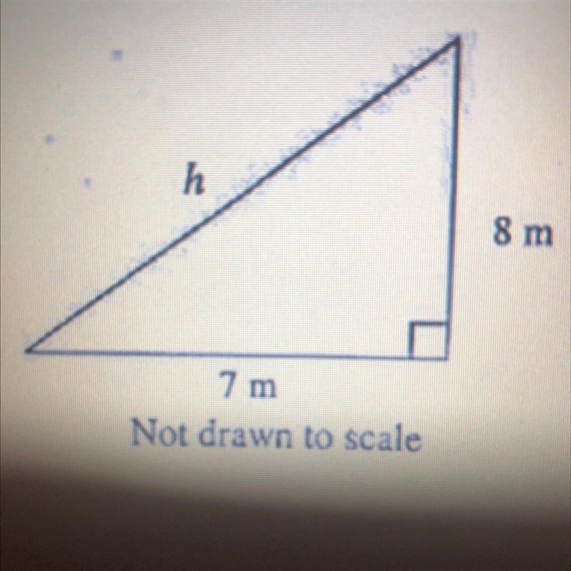 find the length of the missing side. if your answer is not an integer, leave it in-example-1