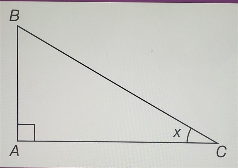 State the adjacent side for the angle marked as x in the picture.-example-1