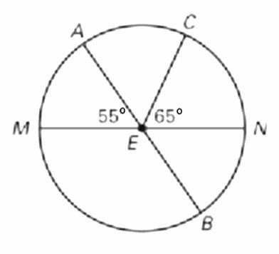 Referring to the Figure, segment AB and segment NM are diametersof circle E. Find-example-1