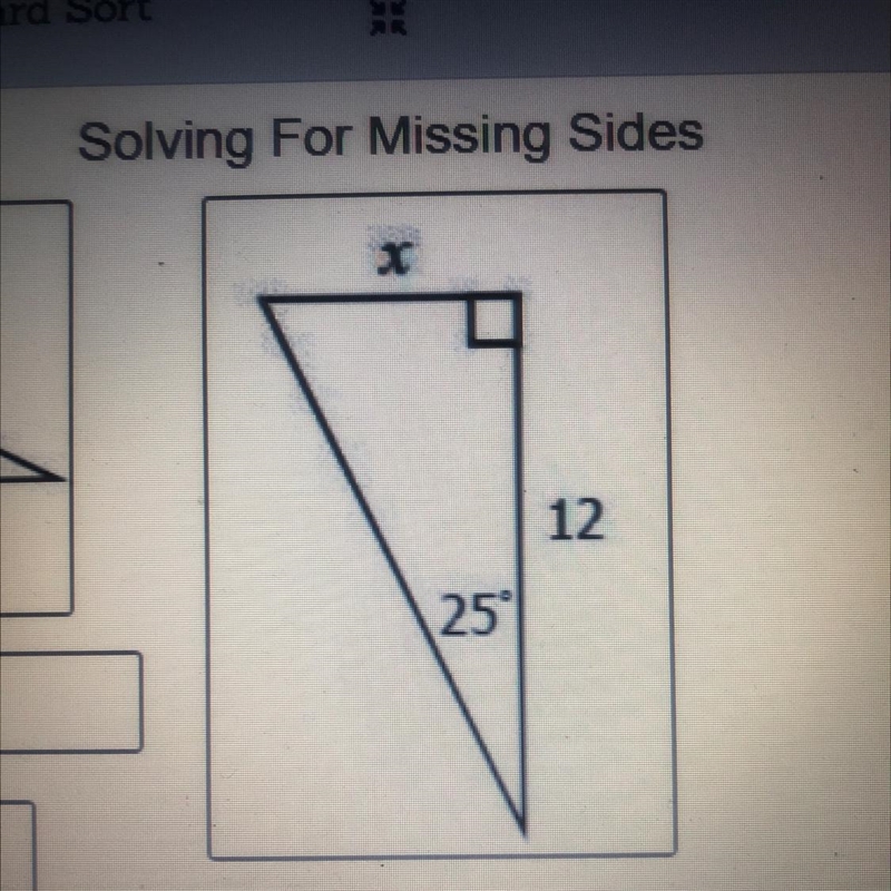 Solve the missing sides using Trig function Answers for question:A. 23.4B. 29.3C. 36.3D-example-1