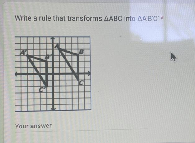 Write a rule that transforms ABC into A'B'C'-example-1