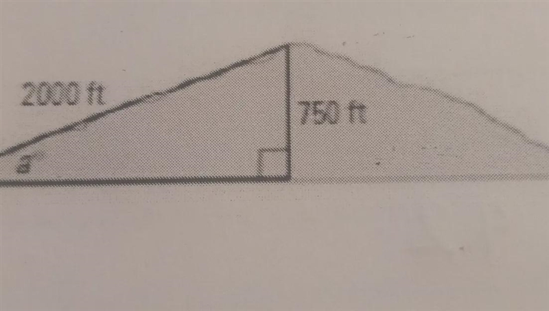 Hill's the length of a Hill in your neighborhood is 2000 feet the height of the hill-example-1