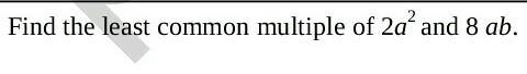 Solve this Question and Write the method how to find LCM.​-example-1