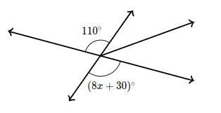 Solve for x in the diagram below.-example-1