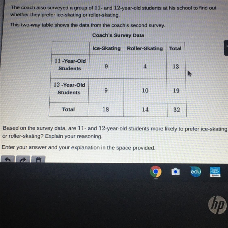 Part C-The coach also surveyed a group of 11- and 12-year-old students at his school-example-1