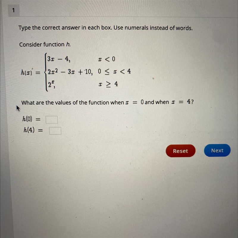 PLEASE HELP!!!!!!!!!!!! Type the correct answer in each box. Use numerals instead-example-1