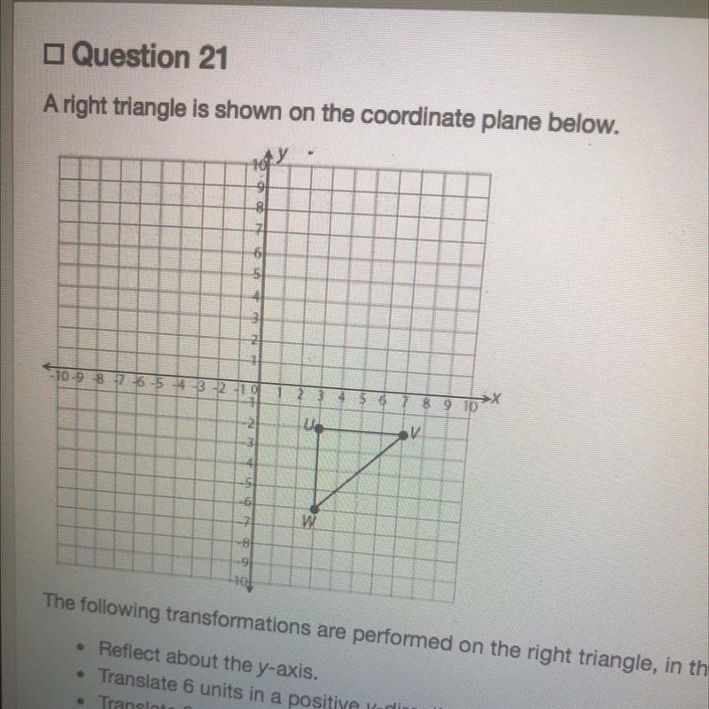 The following transformations are performed on the right triangle, in the order shown-example-1