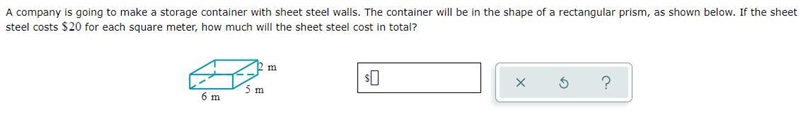 A company is going to make a storage container with sheet steel walls. The container-example-1